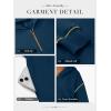 imageATHMILE Womens Fall Hoodies Half Zip Sweatshirts Long Sleeve Cropped Hooded Pullover Winter Fashion Clothes 2025Dark Blue