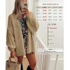 imageATHMILE Womens Fall Oversized Cardigan Sweaters Long Lantern Sleeve Knit Open Front Lightweight Winter Fashion Clothes 2025Camel