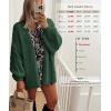 imageATHMILE Womens Fall Oversized Cardigan Sweaters Long Lantern Sleeve Knit Open Front Lightweight Winter Fashion Clothes 2025Spinach Green