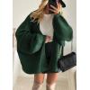 imageATHMILE Womens Fall Oversized Cardigan Sweaters Long Lantern Sleeve Knit Open Front Lightweight Winter Fashion Clothes 2025Spinach Green