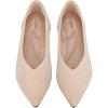 imageATHMILE Pointed Toe Flats for Women UltraComfortable Knit Ballet Flats Shoes for Women with Memory Foam ampamp Padding Machine Washable Womens Flats for Work Office Casual WeddingNude