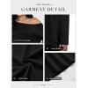 imageATHMILE Off The Shoulder Tops for Women 2026 Y2K Loose Fit Tops Oversized Tshirts Fashion Going Out Outfits Casual Basic TeesBlack