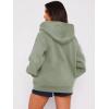 imageATHMILE Oversized Hoodies for Women Fall Sweatshirts Zip Up Hoodie Casual Jackets Y2k Fashion Outfits Winter Clothes 2026Greygreen