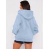 imageATHMILE Oversized Hoodies for Women Fall Sweatshirts Zip Up Hoodie Casual Jackets Y2k Fashion Outfits Winter Clothes 2026Lightblue