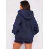 imageATHMILE Oversized Hoodies for Women Fall Sweatshirts Zip Up Hoodie Casual Jackets Y2k Fashion Outfits Winter Clothes 2026Nnavy