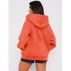 imageATHMILE Oversized Hoodies for Women Fall Sweatshirts Zip Up Hoodie Casual Jackets Y2k Fashion Outfits Winter Clothes 2026Orange