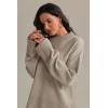 imageATHMILE Sweaters for Women 2026 Fall Fashion Outfits Long Sleeve Loose Casual Crewneck Ribbed Knit Pullover Winter ClothesCamel