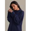 imageATHMILE Sweaters for Women 2026 Fall Fashion Outfits Long Sleeve Loose Casual Crewneck Ribbed Knit Pullover Winter ClothesNavy Blue