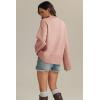 imageATHMILE Sweaters for Women 2026 Fall Fashion Outfits Long Sleeve Loose Casual Crewneck Ribbed Knit Pullover Winter ClothesPink