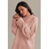 imageATHMILE Sweaters for Women 2026 Fall Fashion Outfits Long Sleeve Loose Casual Crewneck Ribbed Knit Pullover Winter ClothesPink