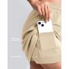 imageATHMILE Two Piece Skirt Sets for Women Summer Beach Vacation Outfits Tennis Skirt Crew Neck Top Versatile Lounge SetsBeige