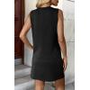 imageATHMILE Two Piece Skirt Sets for Women Summer Beach Vacation Outfits Tennis Skirt Crew Neck Top Versatile Lounge SetsBlack