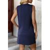imageATHMILE Two Piece Skirt Sets for Women Summer Beach Vacation Outfits Tennis Skirt Crew Neck Top Versatile Lounge SetsNavy Blue