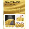 imageATHMILE Womens 34 Sleeve Blouse Summer Tops Fall Shirt Fashion Blouses Beach Vacation Clothes Spring Tunic 2026 TrendyYellow