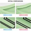imageATHMILE Womens Oversized T Shirts Loose Fit Crewneck Short Sleeve Tops Summer Casual Blouse Y2K 2026 Basic Tee BeachMintgreen