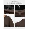 imageATHMILE Womens Oversized T Shirts Loose Fit Crewneck Short Sleeve Tops Summer Casual Blouse Y2K 2026 Basic Tee BeachZbrown