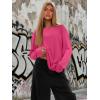 imageATHMILE Womens Oversized T Shirts Loose Fit Crewneck Short Sleeve Tops Summer Casual Blouse Y2K 2026 Basic Tee BeachZhot Pink