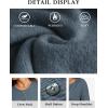 imageATHMILE Fall Long Sleeve Cardigans for Women Sweater Fashion Open Front Winter Button Down Crewneck Soft Knit Jacket 2025Grey Blue