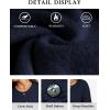 imageATHMILE Fall Long Sleeve Cardigans for Women Sweater Fashion Open Front Winter Button Down Crewneck Soft Knit Jacket 2025Navy Blue