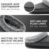 imageATHMILE Mens Slippers Warm Moccasin Memory Foam House Shoes Indoor Outdoor Fuzzy Plush Lined Slippers for Home BedroomGrey