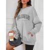 imageATHMILE Oversized Sweatshirt for Women Crewneck Fleece Long Sleeve Pullover Hoodies Tops Fall Fashion Outfits Clothes 2025Zlagreyside Pockets