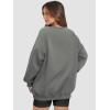 imageATHMILE Oversized Sweatshirt for Women Crewneck Fleece Long Sleeve Pullover Hoodies Tops Fall Fashion Outfits ClothesDark Grey