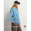 imageATHMILE Oversized Sweatshirt for Women Crewneck Fleece Long Sleeve Pullover Hoodies Tops Fall Fashion Outfits ClothesLightblue