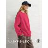imageATHMILE Oversized Sweatshirt for Women Crewneck Fleece Long Sleeve Pullover Hoodies Tops Fall Fashion Outfits ClothesPeachy