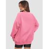 imageATHMILE Oversized Sweatshirt for Women Crewneck Fleece Long Sleeve Pullover Hoodies Tops Fall Fashion Outfits ClothesPink