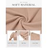 imageATHMILE Short Sleeve Sweater for Women 2026 Spring Summer Blouses Crewneck Knit Puff Sleeve Dressy Casual Trendy ShirtsAbeige
