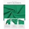 imageATHMILE Short Sleeve Sweater for Women 2026 Spring Summer Blouses Crewneck Knit Puff Sleeve Dressy Casual Trendy ShirtsAgreen