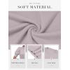 imageATHMILE Short Sleeve Sweater for Women 2026 Spring Summer Blouses Crewneck Knit Puff Sleeve Dressy Casual Trendy ShirtsAgreypurple