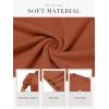 imageATHMILE Short Sleeve Sweater for Women 2026 Spring Summer Blouses Crewneck Knit Puff Sleeve Dressy Casual Trendy ShirtsAorange