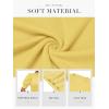 imageATHMILE Short Sleeve Sweater for Women 2026 Spring Summer Blouses Crewneck Knit Puff Sleeve Dressy Casual Trendy ShirtsAyellow