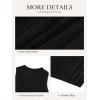imageATHMILE Summer Crochet Tank Tops for Women 2026 Casual Crewneck Hollow Out Loose Knit Sleeveless Sweater Vest Top TrendyBlack