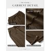 imageATHMILE Sweatpants Women 2026 Wide Leg Sweatpants Baggy Straight Leg Pants Fashion Teen Girl Drawstring Athletic JoggersCoffee