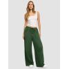 imageATHMILE Sweatpants Women 2026 Wide Leg Sweatpants Baggy Straight Leg Pants Fashion Teen Girl Drawstring Athletic JoggersGreen
