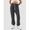 imageATHMILE Sweatpants Women Fall Fashion 2026 Baggy Joggers Workout Lounge Lightweight Comfy High Waisted Athletic Sweat PantsBlack Grey