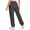 imageATHMILE Sweatpants Women Fall Fashion Baggy High Waisted Sweat Pants Winter Fleece Lined Lounge Joggers with Pockets 2026Black Grey