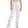 imageATHMILE Sweatpants Women Fall Fashion Baggy High Waisted Sweat Pants Winter Fleece Lined Lounge Joggers with Pockets 2026White