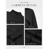 imageATHMILE Womens Cropped Sweatshirts Oversized Turtleneck Long Sleeve Tops 2026 Spring Winter Loose Pullover Teen Girls ClothesBlack