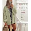imageATHMILE Womens Fall Oversized Cardigan Sweaters Long Lantern Sleeve Knit Open Front Lightweight Winter Fashion Clothes 2026Light Gray Green