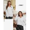 imageATHMILE Womens Fall Tops 2026 Fashion Trendy Pullover Sweater V Neck Long Sleeve Shirt Knit Blouse Clothes OutfitsWhite
