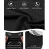 imageATHMILE Womens Long Sleeve CrewneckV Neck Ribbed Tops Fall Fitted Stretch Casual Basic T Shirts 2026Vneckblack