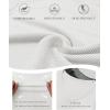 imageATHMILE Womens Long Sleeve CrewneckV Neck Ribbed Tops Fall Fitted Stretch Casual Basic T Shirts 2026Vneckwhite