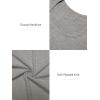 imageATHMILE Womens Scoop Neck Long Sleeve Tops Fashion Ribbed Knit Shirts Slim Fitted Casual Basic Tee T Shirt for Women 2026Aheather Grey