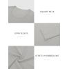 imageATHMILE Womens Scoop Neck Long Sleeve Tops Fashion Ribbed Knit Shirts Slim Fitted Casual Basic Tee T Shirt for Women 2026Bgrey