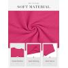 imageATHMILE Womens Scoop Neck Long Sleeve Tops Fashion Ribbed Knit Shirts Slim Fitted Casual Basic Tee T Shirt for Women 2026Chot Pink