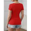 imageATHMILE Womens Scoop Neck Long Sleeve Tops Fashion Ribbed Knit Shirts Slim Fitted Casual Basic Tee T Shirt for Women 2026Cred