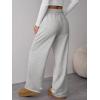 imageATHMILE Womens Sweatpants Wide Leg Baggy High Waist Y2K Pants Fall Winter Spring Joggers Clothes with PocketsGrey